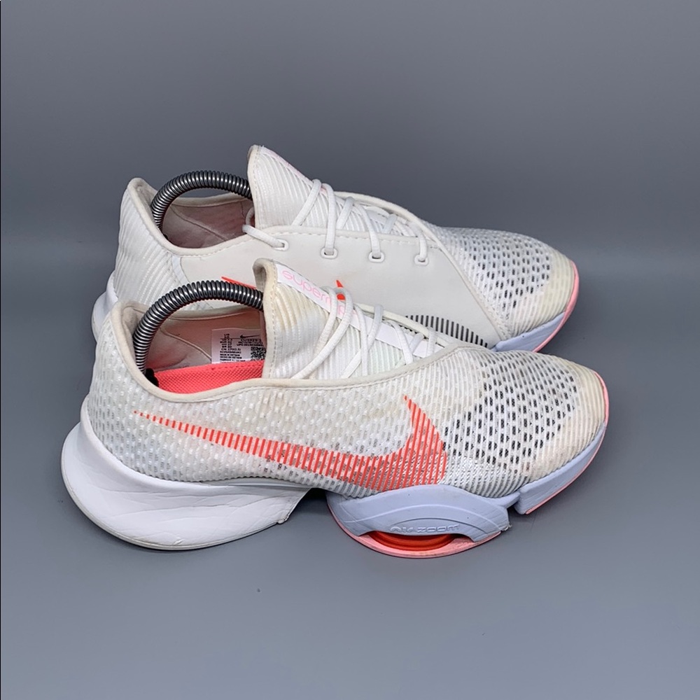 Nike Air Zoom SuperRep 2‎ White Pink Running Shoes CU5925-100 Women's Sz 10